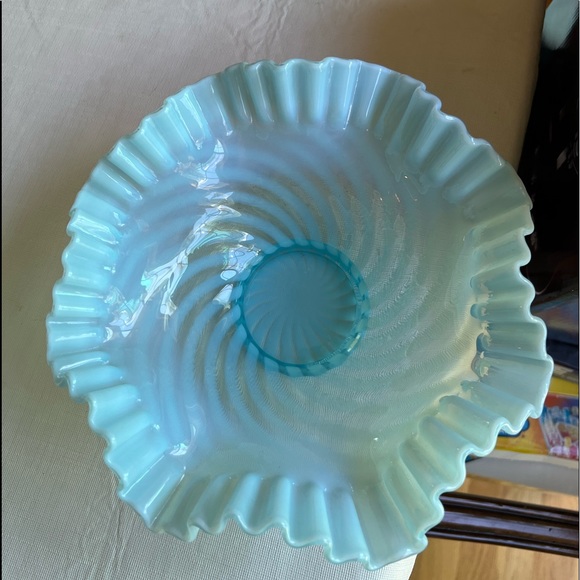 Vintage fenton blue optic swirl - Picture 3 of 5